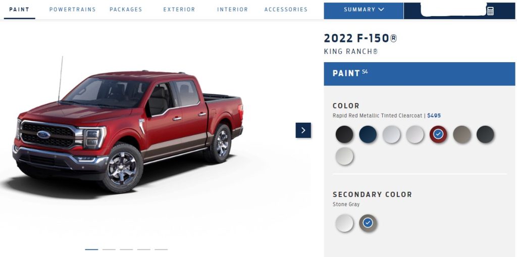 order king ranch f150