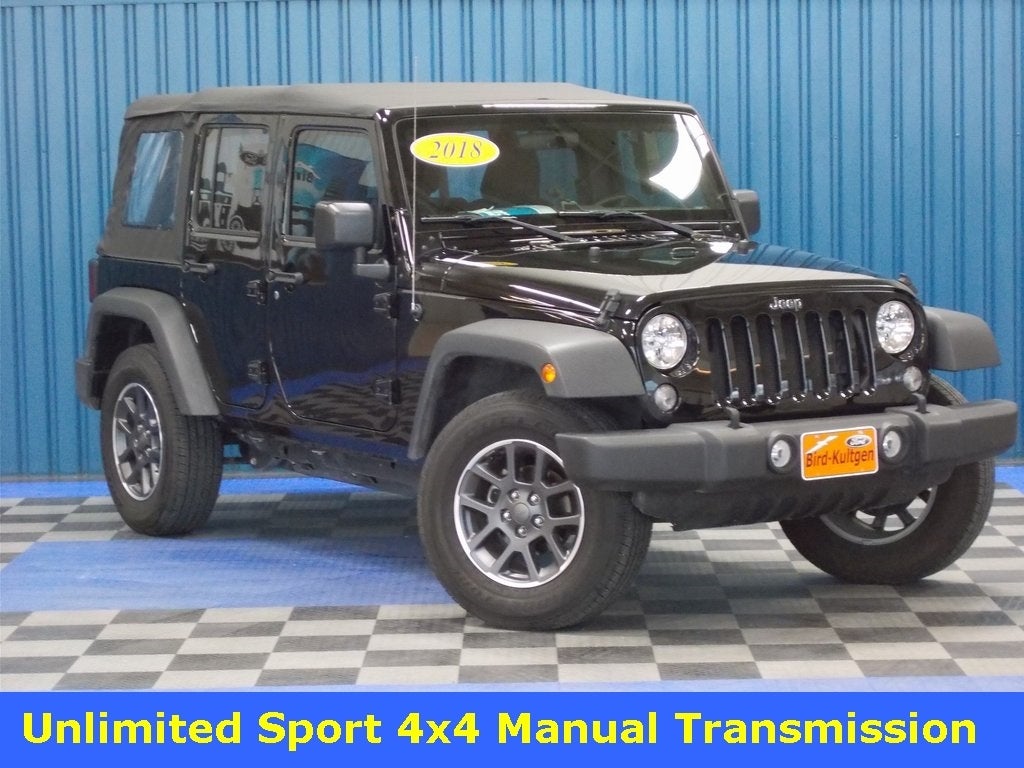 2018 Jeep Wrangler JK Unlimited Sport | Bird Kultgen Ford Specials Waco, TX