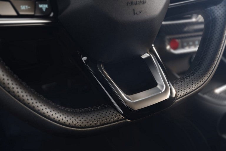 2024 Ford Mustang® model interior showing the flat-bottom steering wheel | Bird Kultgen Ford in Waco TX