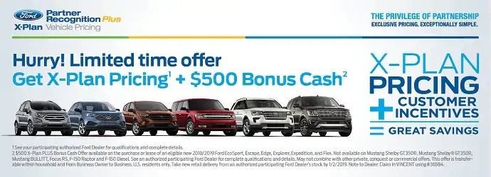 X-Plan Pricing at Bird Kultgen Ford