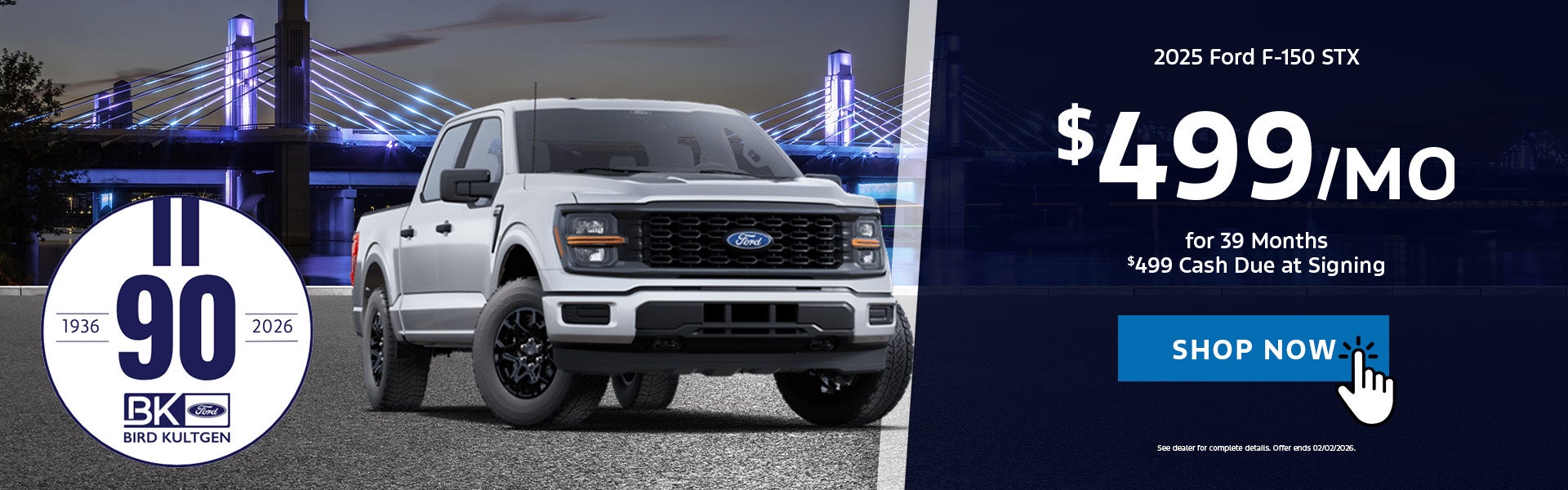 2025 Ford F-150 STX Lease Offer
