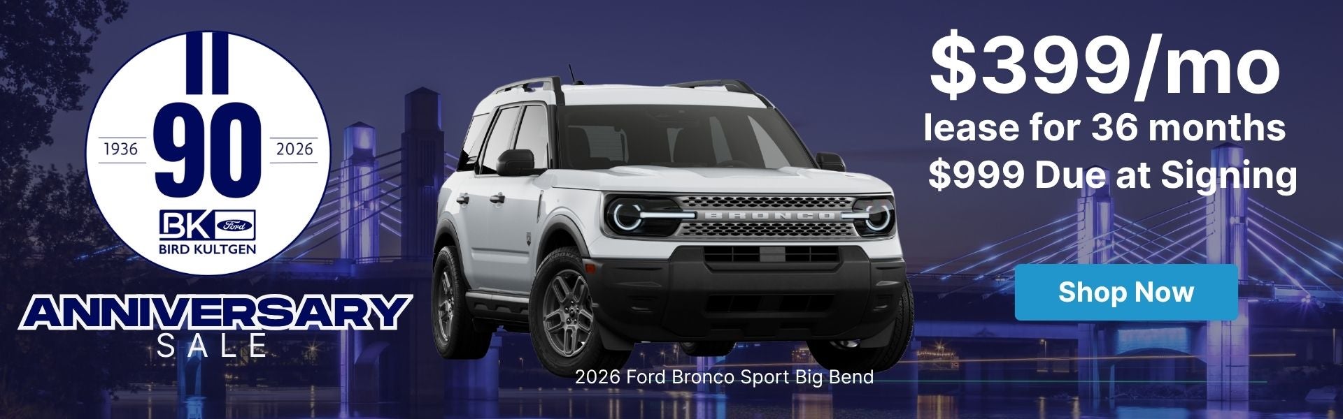 $399 Bronco Sport